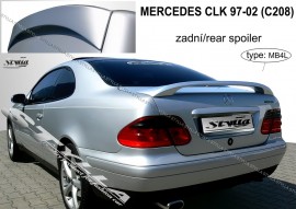 Спойлер задний на багажник для Mercedes CLK C208 1997-2002 на ножках Stylla