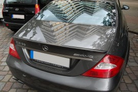 Спойлер задний на багажник для Mercedes CLS W219 2005-2010 в стиле AMG AOM Tuning