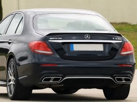 Липспойлер на багажник для Mercedes E W213 2016+ в стиле AMG E63 AOM Tuning