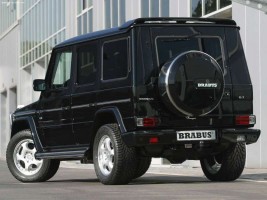 Спойлер задний на ляду для Mercedes G W463 1990+ стиль Brabus без стоп сигнала AOM Tuning