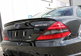 Спойлер задний на багажник для Mercedes SL R230 2001-2011 стиль AMG AOM Tuning