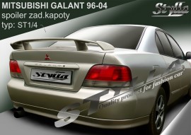 Спойлер задний на багажник для Mitsubishi Galant 1996-2004 на ножках высокий Stylla