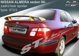 Спойлер задний на багажник для Nissan Almera N16 Sedan 2000-2006 на ножках Stylla