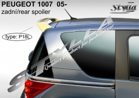 Спойлер задній на ляду для Peugeot 1007 2004-2009 Stylla