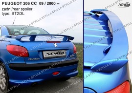 Спойлер задній на багажник для Peugeot 206 Coupe/Cabrio 2000-2010 Stylla