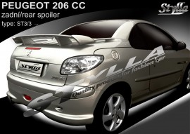 Спойлер задній на багажник для Peugeot 206 CC 2000-2010 Stylla