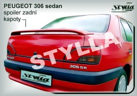 Спойлер задний на багажник для Peugeot 306 Sedan 1994-2001 Stylla