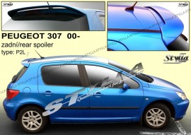 Спойлер задний на ляду для Peugeot 307 Hatchback 2001-2008 3/5 дверей Stylla