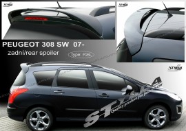 Спойлер задний на ляду для Peugeot 308 Combi 2007-2013 Stylla