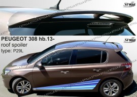 Спойлер задний на ляду для Peugeot 308 Hatchback 2013-2017