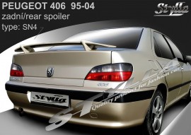 Спойлер задний на багажник для Peugeot 406 Sedan 1995-2004 на ножках вариант 1 Stylla