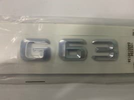 Надпись G63 Эмблемы хром G63 на MERCEDES-BENZ G W463 1990-2018