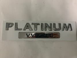 Надпись Platinum Эмблемы хром на NISSAN PATROL Y62 2010+ Cixtai