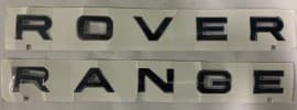 Надпись черный глянец V-2 Эмблемы хром на LAND ROVER RANGE ROVER III L322 2002-2012 Cixtai