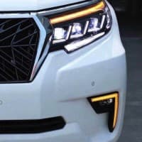 DD-T24 Передняя оптика Lexus-design-3-LED (2 шт) на Toyota Land Cruiser Prado 150 2018+