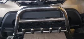 Кенгурятник без защиты Защита переднего бампера на DACIA DUSTER 2018+ (F1-57)