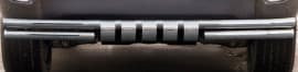 Дуга одинарная защита переднего бампера ус на TOYOTA HIGHLANDER 2010-2013 (F3-32) ST-Line