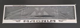 GIB Рамка номерного знака c надписью Magnum Рамка под номер с логотипом Магнум на Renault MAGNUM 2001-2005