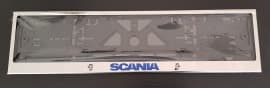 Рамка номерного знака c надписью Scania Рамка под номер с логотипом Скания на Scania Interlink