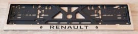 Рамка номерного знака c надписью Renault Рамка под номер с логотипом Рено на Renault 11 1983-1988