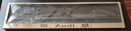 Рамка номерного знака c надписью Audi Рамка под номер с логотипом Ауди на Audi 100 С3 1982-1991 GIB