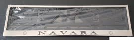 Рамка номерного знака c надписью NAVARA Рамка под номер с логотипом Навара на Nissan NAVARA D23 2015+