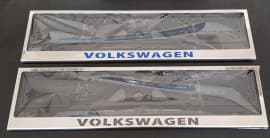 Рамка номерного знака c надписью Volkswagen Рамка под номер с логотипом Фольксваген на Volkswagen JETTA 3 (VENTO) 1992-1998 GIB