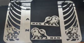 Комплект декоративных накладки на стойки и ручки на MAN TGX