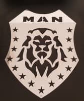 Хром накладка Логотип Универсальный нержавейка на MAN TGA/TGM 2002-2007 (TIR)