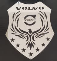Хром накладка Логотип Универсальный нержавейка герб на VOLVO FH-EVRO-3 2002+ GIB