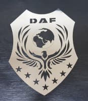 Декоративная накладка логотипы на DAF XF105 2005-2012 GIB