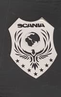 Декоративная накладка логотипы хром эмблема универсальная на Scania P