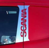 Хром накладки на стойки декоративные накладки стоек для Scania R