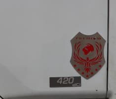 Декоративная накладка логотипы Герб (250*180) на Renault Premium
