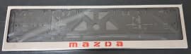 Рамка номерного знака c надписью Mazda Рамка под номер с логотипом на Mazda 121 1991-2003
