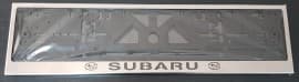 Рамка номерного знака c надписью Subaru Рамка под номер с логотипом на Subaru BAJA 2002-2006 GIB