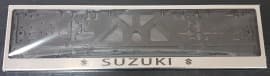 Рамка номерного знака c надписью Suzuki Рамка под номер с логотипом на Suzuki ALTO 2008-2014