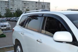 Ветровики Toyota Highlander II 2007-2013