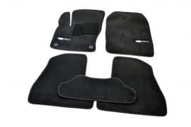 Ворсовые коврики в салон AVTM для Ford Focus III седан 2011-2014 Чёрные Premium
