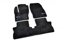 Ворсовые коврики в салон AVTM для Ford Kuga кроссовер/внедорожник 2013-2019 Чёрные Premium AVTM