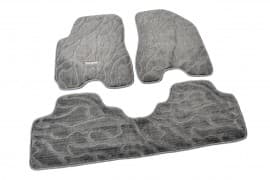 Ворсовые коврики в салон AVTM для Hyundai TUCSON кроссовер/внедорожник 2004-2009 Серые Safari