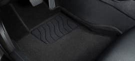 Ворсовые коврики в салон Seintex 3D для Audi Q5 кроссовер/внедорожник 2017-2021 Черные 5шт