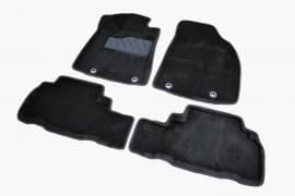 Ворсовые коврики в салон Seintex 3D для Lexus RX кроссовер/внедорожник 2009-2015 Черные 4шт
