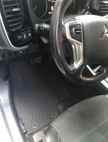 Автомобильные коврики в салон EVA P-HEV для Mitsubishi Outlander 3 2012-2014 чёрные