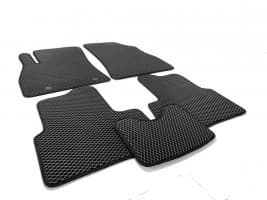 Автомобильные коврики в салон EVA для Nissan Juke кроссовер/внедорожник 2014-2020 чёрные, кт. 5шт EVA
