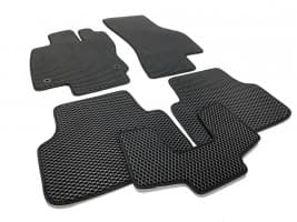 Автомобильные коврики в салон EVA для Skoda OCTAVIA A7 седан 2013-2020 чёрные, кт. 5шт