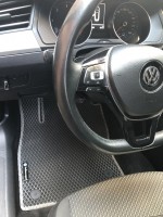 Автомобильные коврики в салон EVA для Volkswagen Passat B8 2014-2021 чёрные EVA