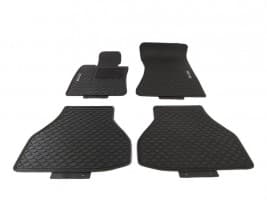 Резиновые коврики в салон AVTM для BMW X5 E70 кроссовер 2007-2013 черные кт 5шт LOGO
