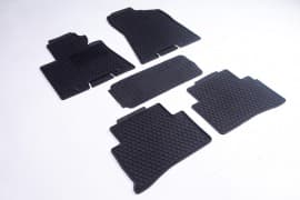 Резиновые коврики в салон AVTM для Kia Sportage кроссовер/внедорожник 2015-2021 черные кт 5шт AVTM