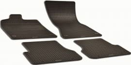 Резиновые коврики в салон DOMA  для Audi A6 4G/C7 седан 2014-2020 черные 4шт DOMA